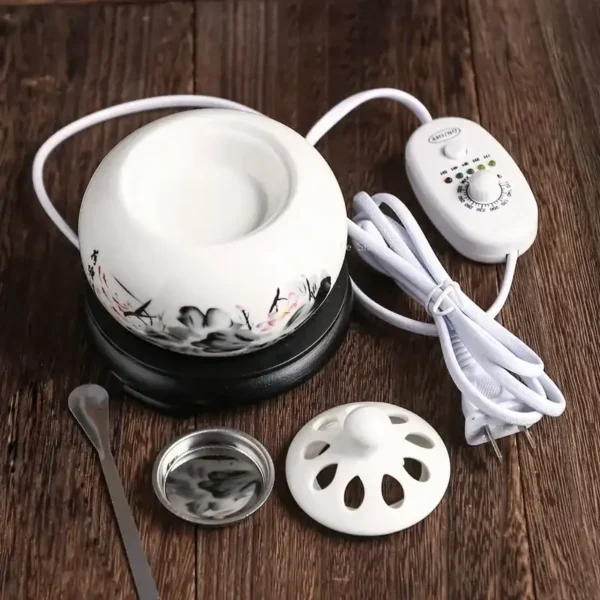 Ceramic Electric Incense Burner Temperature Control Timer