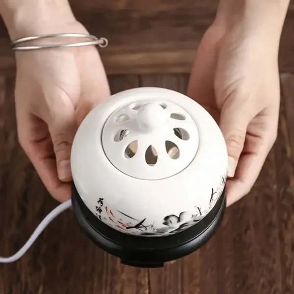 Ceramic Electric Incense Burner Temperature Control Timer