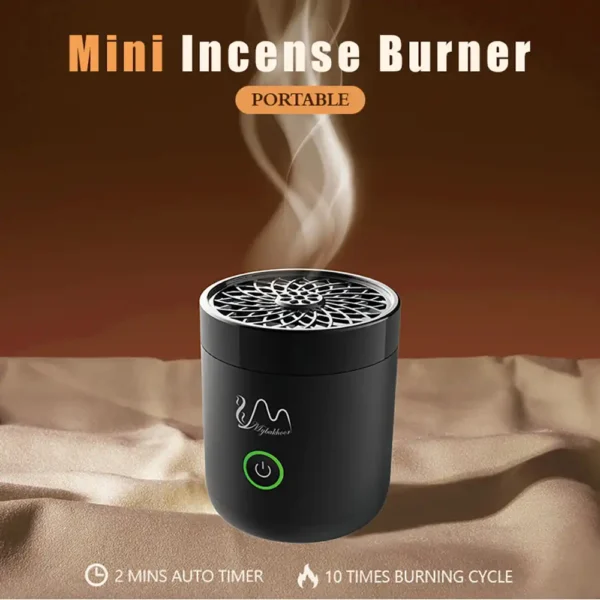 Mini Portable Electric Incense Burner USB Rechargeable