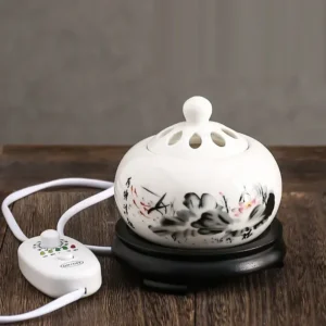 Ceramic Electric Incense Burner Temperature Control Timer