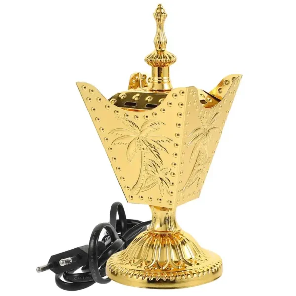 Vintage Electric Incense Burner Metal Aromatherapy Censer