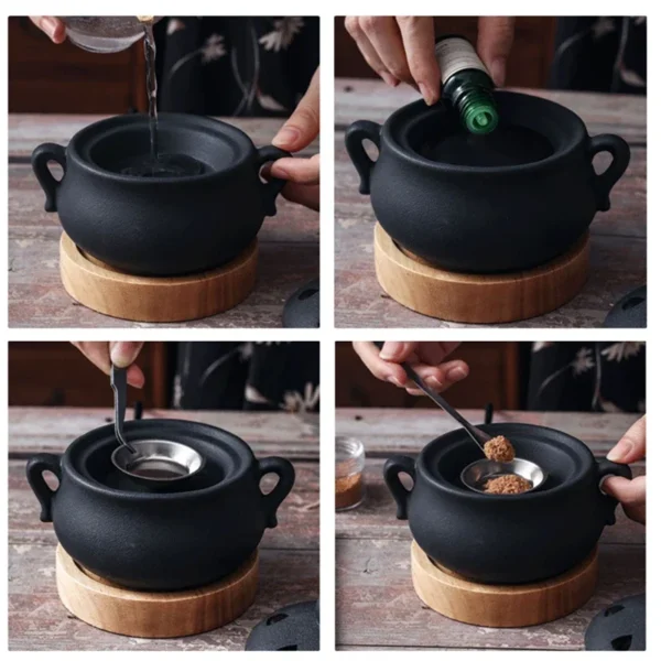 Ceramic Electric Incense Burner Timer Temperature Control