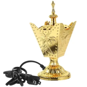Vintage Electric Incense Burner Metal Aromatherapy Censer